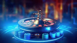 Mobile phone displaying live football market and casino games